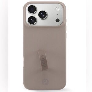 Loopy Cases Faux Leather Phone Case in Stone for iPhone 17 Pro